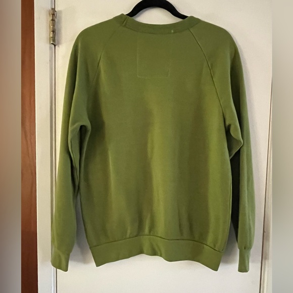 Aviator Nation Bolt Pullover Green Sweatshirt - Picture 2 of 8